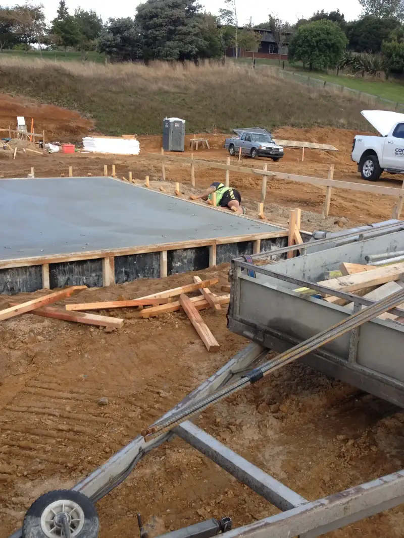 Slab repair work